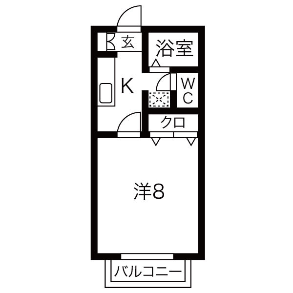 サン・friends岩崎の間取り