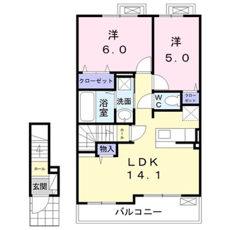 【間取り】 | エテルノ　アンⅡ