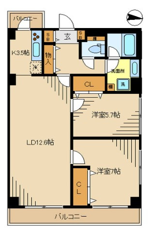 パルカトルの間取り