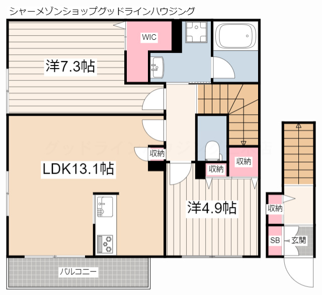 グランデ三木の間取り