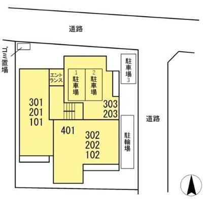 【区画図】 | メゾン・アルページュ