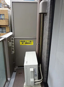 ルーブル蒲田参番館のバルコニー