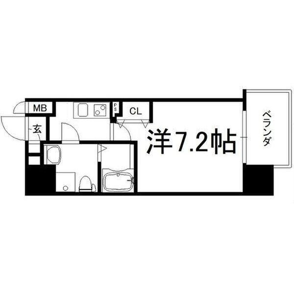 アドバンス大阪ルーチェの間取り