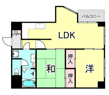 SAKAI-BM南堀江の間取り