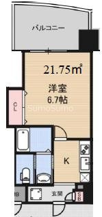 Luxeドーム前Ⅰの間取り