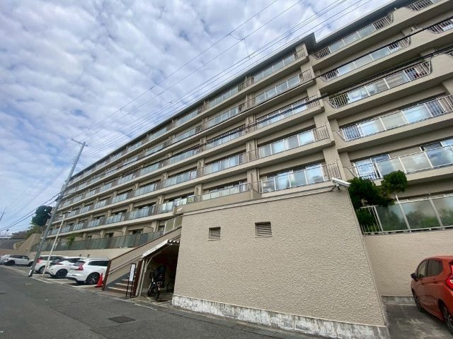 岡本パークマンションの外観パース