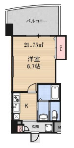 Luxeドーム前Ⅱの間取り