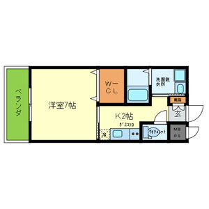 ﾄﾞｴﾙ小松SOUTHの間取り