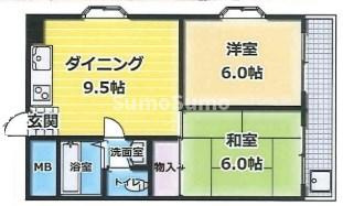 ハイツ菊水の間取り