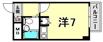 ぺイサージュサンコーの間取り