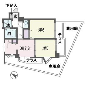 レフィナード南山荘の間取り