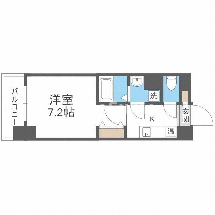 アスヴェル大阪城WESTⅡの間取り