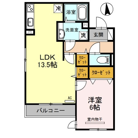 プランドール甲子園口の間取り