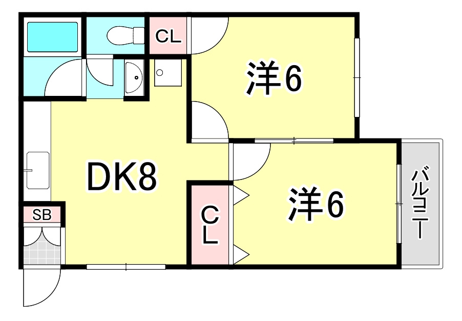 グリーンフォレスト西宮1の間取り