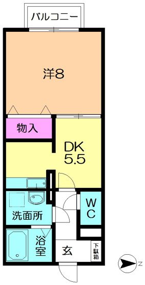 【間取り】 | エスポワール中山Ⅲ