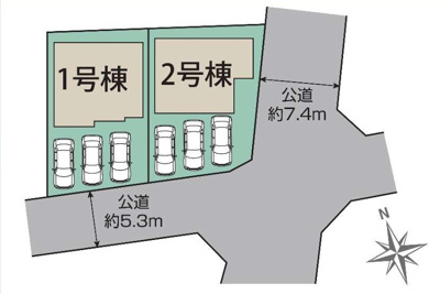 【区画図】 | 御殿場市大坂　新築一戸建て　1号棟