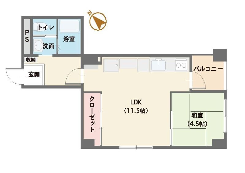 びらしんびの間取り|意外と落ち着く畳です。