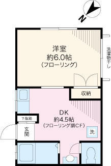 ハイツ亀崎の間取り