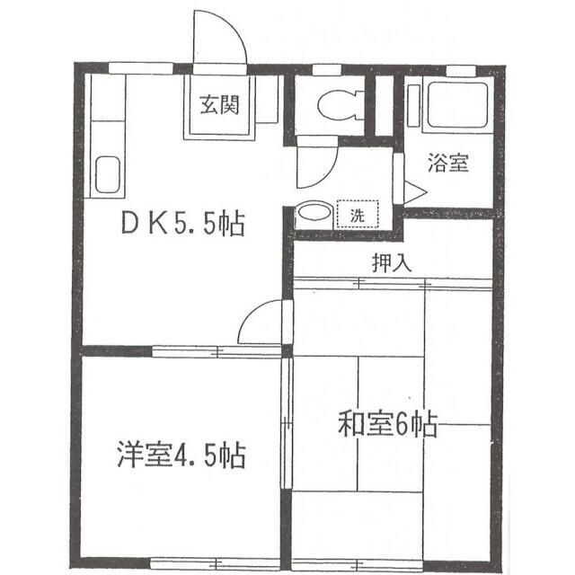 メゾン上鶴間の間取り