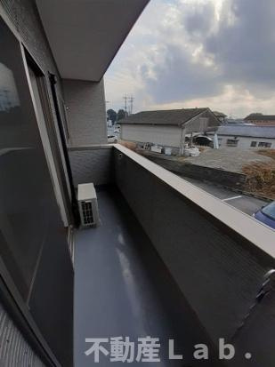 松橋駅前ＢＳビルのバルコニー