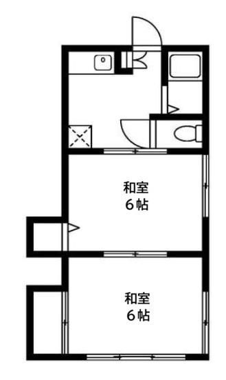 第５カントー荘の間取り