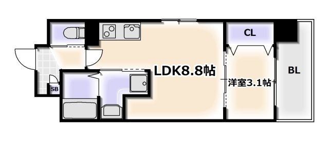 【間取り】 | Dimora難波