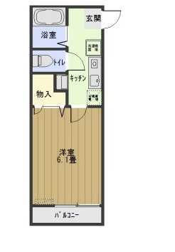 コーラルコートひばりヶ丘　壱番館の間取り