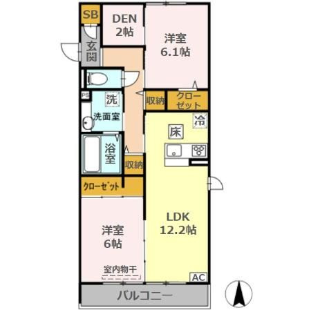 アーリントンハイツＶの間取り