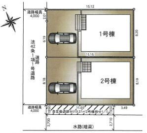 幸手市東第25　新築一戸建て　01　クレイドルガーデンの間取り|全２棟