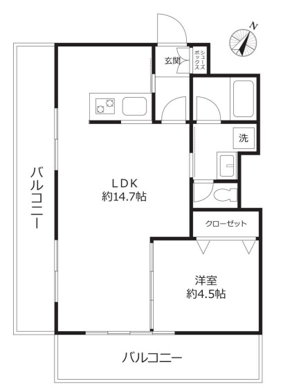 パル駒込の間取り
