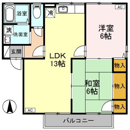 【間取り】 | ディアコート・Ｍ