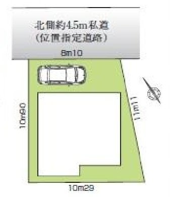 杉並区久我山3丁目 井の頭線 久我山駅 新築戸建の区画図