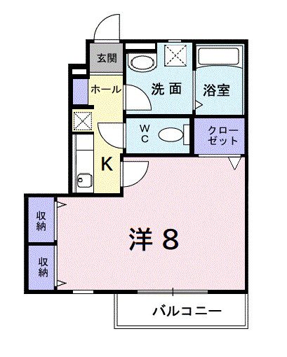 メロディーアの間取り
