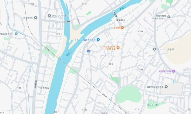 姫路市下手野4丁目　　中古戸建の地図