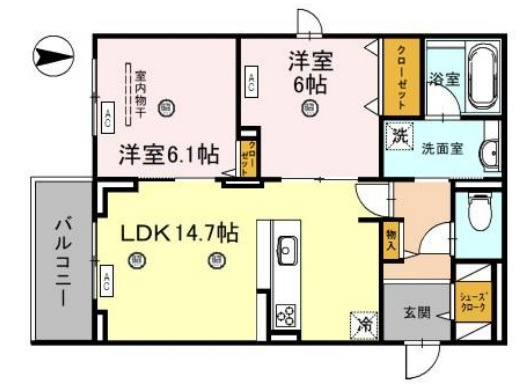 フォルトゥーナ江坂の間取り|Fortuna江坂　間取り