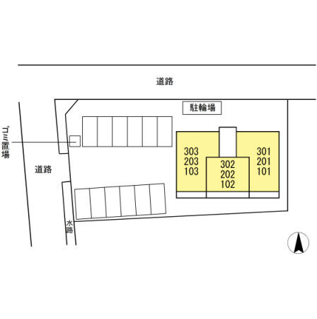メリーモナークの区画図