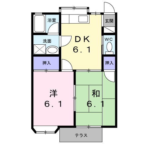 【間取り】 | ひかりハイツ