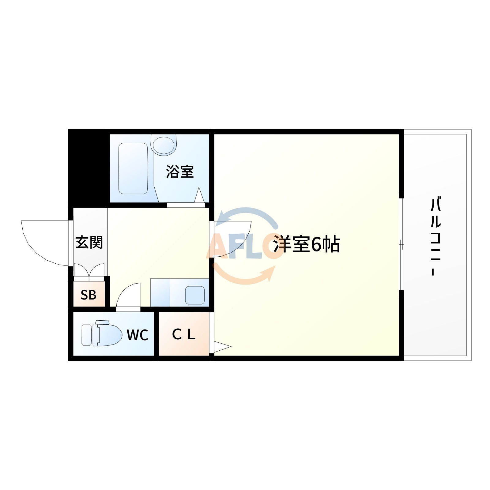 エクセレント上新　ラルクの間取り|間取り