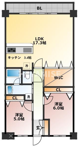 アルファスマート大村の間取り