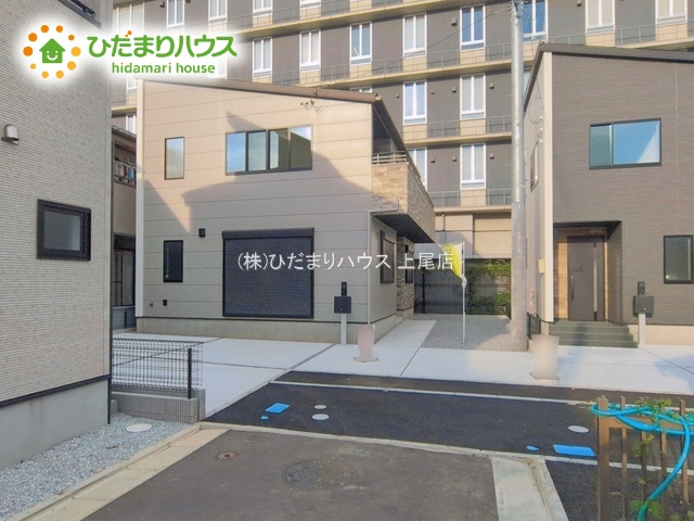 桶川市泉　新築戸建　01の前面道路含む現地写真|10/16　撮影