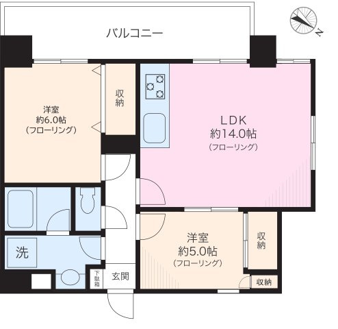 サンライズ根津の間取り