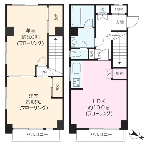 サンライズ根津の間取り