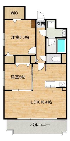 アンシャンテ大宮の間取り|間取図です。