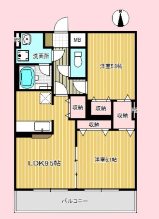 パミール大成の間取り