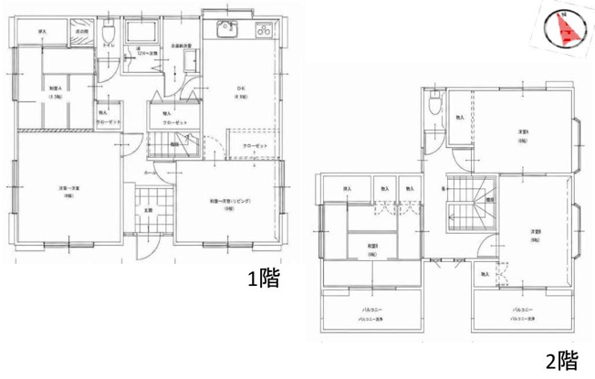 【間取り】 | 値下げ！伊勢崎市末広町中古・リフォーム済