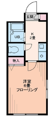 クレールＮの間取り|間取りです。