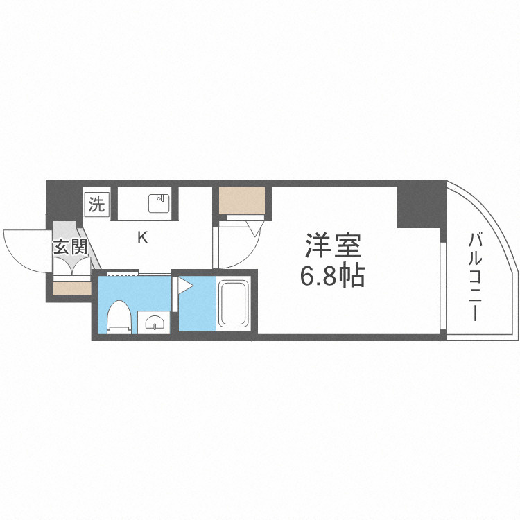 セレニテ九条リアンの間取り