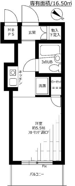 日神パレス磯子の間取り