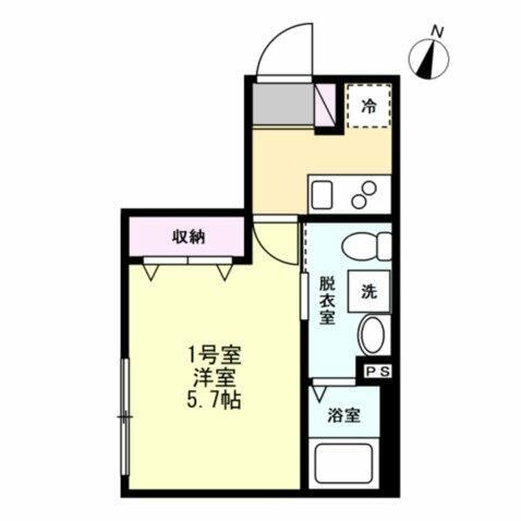 ベイルーム南林間の間取り