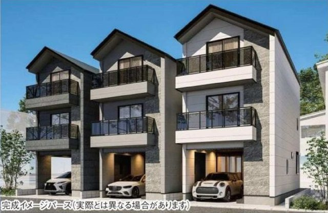 【横浜市都筑区早渕3丁目1全10棟新築戸建て】★仲介手数料無料★（新吉田第二小学校・早渕中学校）の外観パース